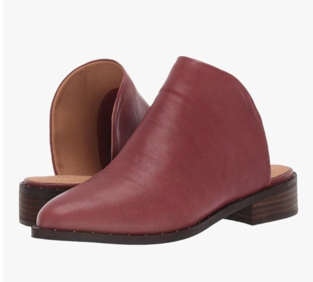 Lucky Brand Leather Pentt Mules Size 7M
